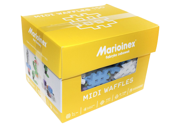 KLOCKI WAFLE MIDI 150EL – zdjęcie 1