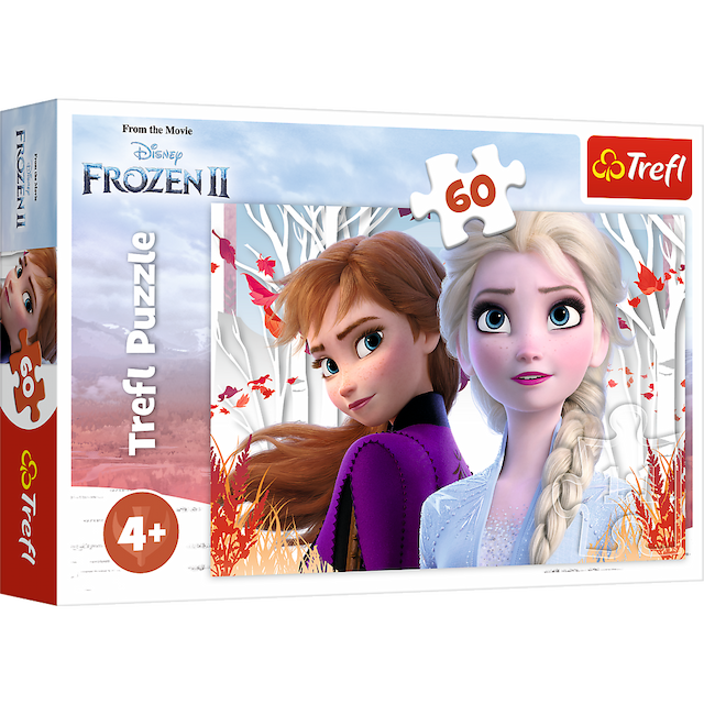 PUZZLE 60 ZACZAROWANY ŚWIAT ANNY I ELSY /FROZEN 2  – zdjęcie 1