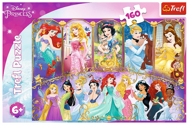 Puzzle 160 el księżniczki – zdjęcie 1