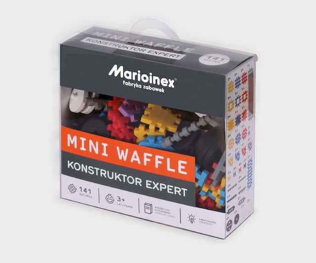 KLOCKI WAFLE MINI 141 SZT.KONSTRUKTOR EXPERT – zdjęcie 1