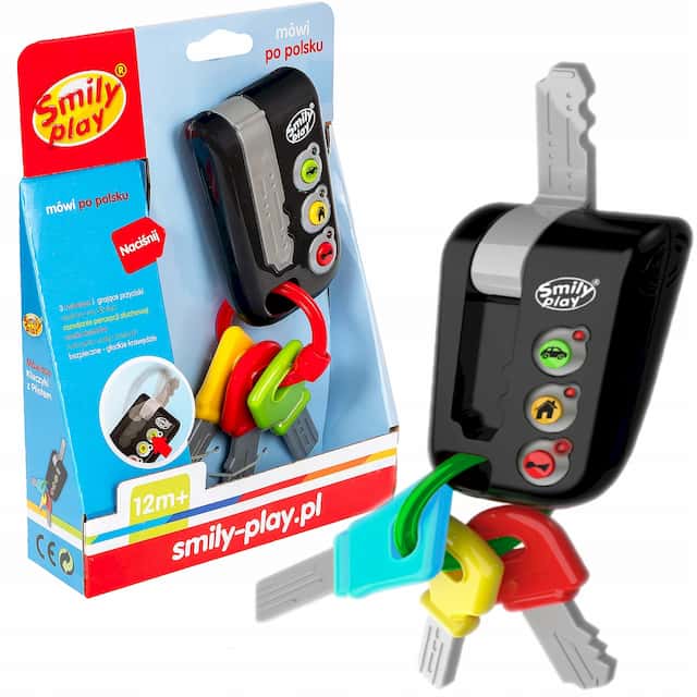 MÓWIĄCE KLUCZYKI SAMOCHODOWE SMILY PLAY 1/12 – zdjęcie 1