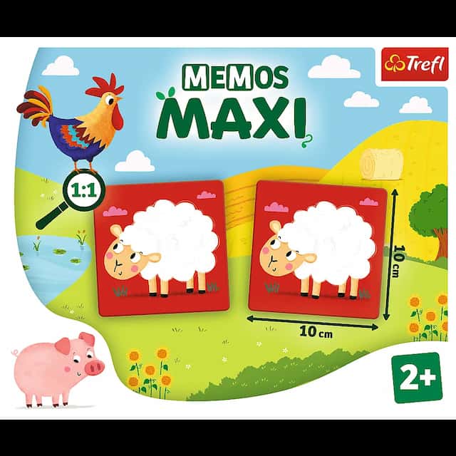 Gra Memos Maxi Zwierzęta na farmie – zdjęcie 1