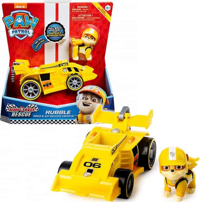 PSI PATROL READY RACE POJAZD DELUXE FIGURKA RUBBLE – zdjęcie 1