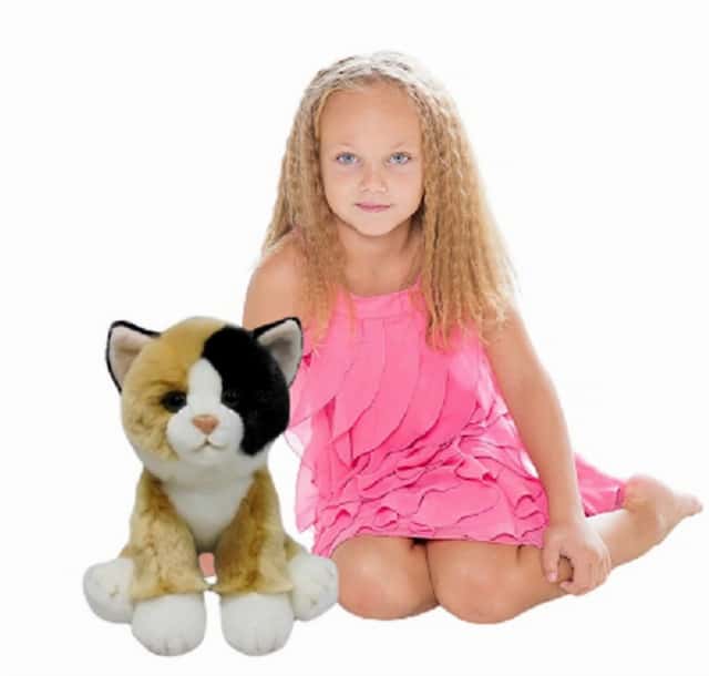 Kot Calico Pluffy fam 30cm – zdjęcie 1