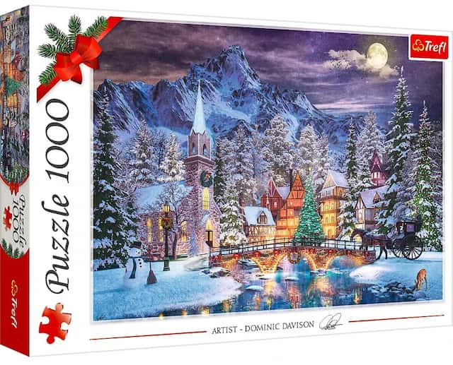 PUZZLE 1000 - Swiateczna atmosfera" – zdjęcie 1