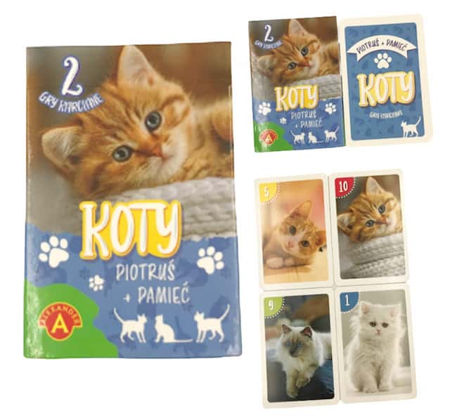 Karty Piotruś + pamięć Koty – zdjęcie 1