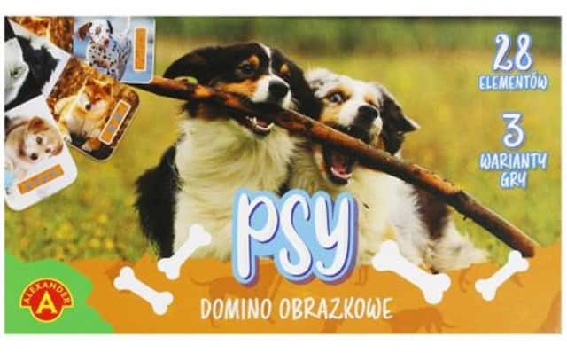 Domino obrazkowe psy 3 warianty gry  – zdjęcie 1