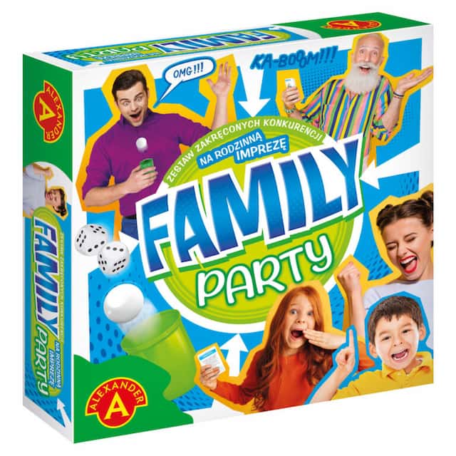 GRY RODZINNE-FAMILY PARTY ZESTAW GIER IMPREZOWYCH GAZETKA – zdjęcie 1