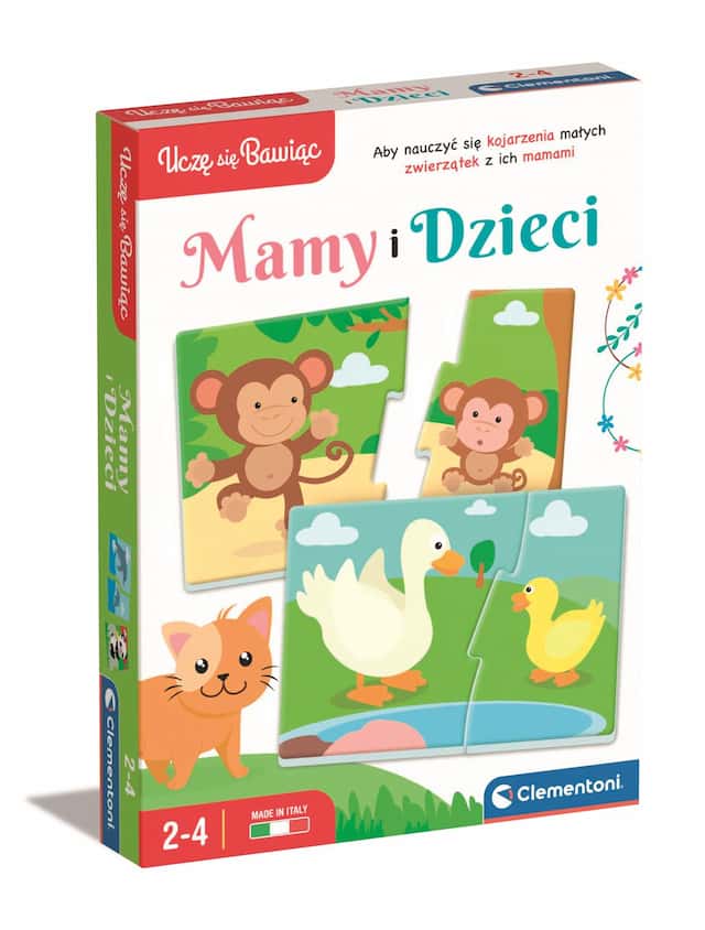 Gra edukacyjna Mamy i dzieci Clementoni – zdjęcie 1