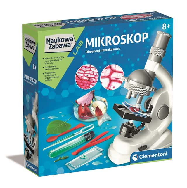 Naukowa zabawa Doświadczenia z mikroskopem Clementoni – zdjęcie 1