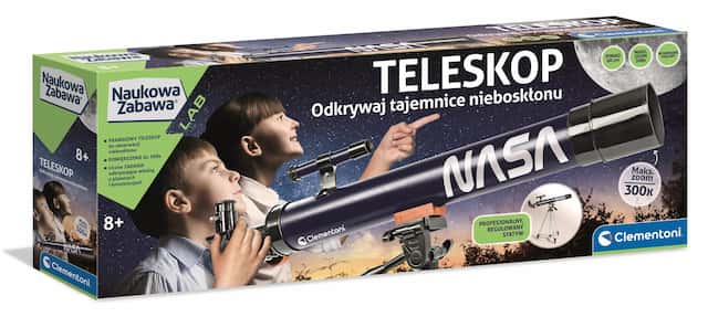 Naukowa zabawa Teleskop NASA Clementoni – zdjęcie 1