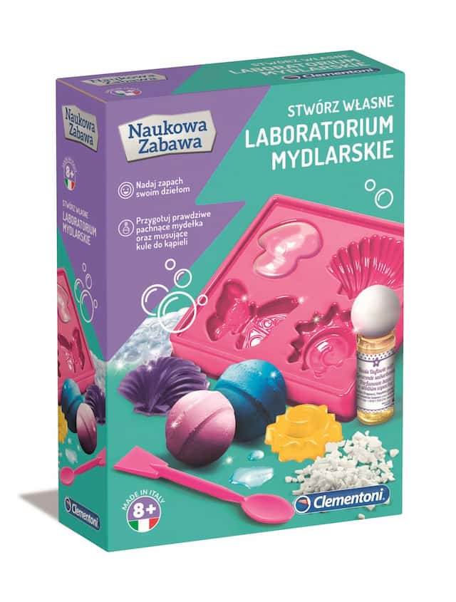 Naukowa zabawa. Laboratorium mydlarskie Clementoni – zdjęcie 1