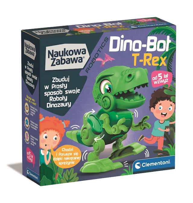 Naukowa zabawa. Dino-Bot T-Rex Clementoni – zdjęcie 1