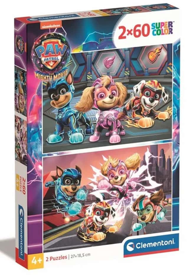 Puzzle 2x60 Super Kolor Psi Patrol Clementoni