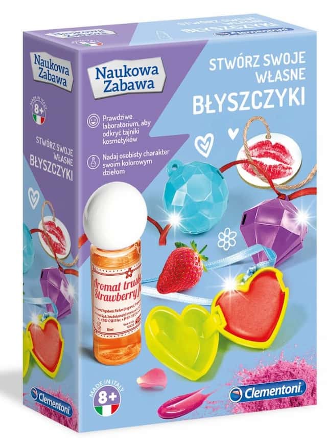 Naukowa Zabawa Stwórz swoje błyszczyki Clementoni – zdjęcie 1
