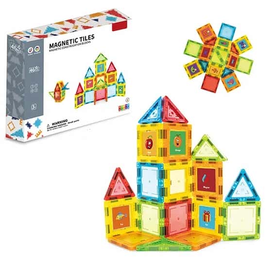 Klocki magnetyczne 46 EL. – zdjęcie 1