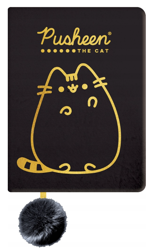 NOTES PLUSZOWY A5 96k PUSHEEN GOLD mkmo