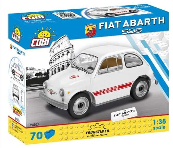 Youngtimer Samochód Cars Fiat Abarth 595 70 kl 24524 Cobi – zdjęcie 1