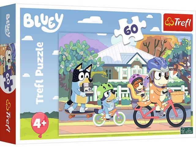 Puzzle 60 el. Wesoły Bluey 17384 Trefl – zdjęcie 1