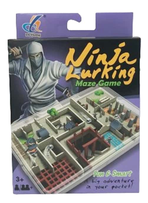 Gra zręcznościowa podróżna Labirynt Ninja w pudełku – zdjęcie 1
