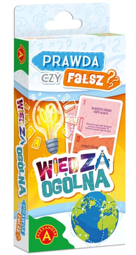 Gra planszowa Prawda czy fałsz? Wiedza ogólna Alexander – zdjęcie 1