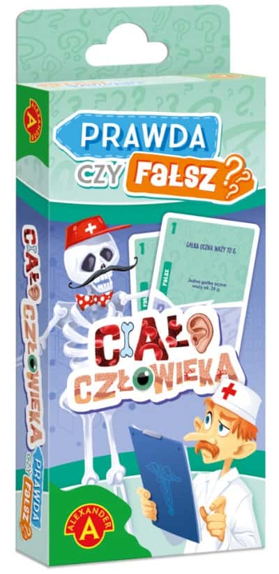 Gra planszowa quiz Prawda czy Fałsz? Ciało Człowieka – zdjęcie 1