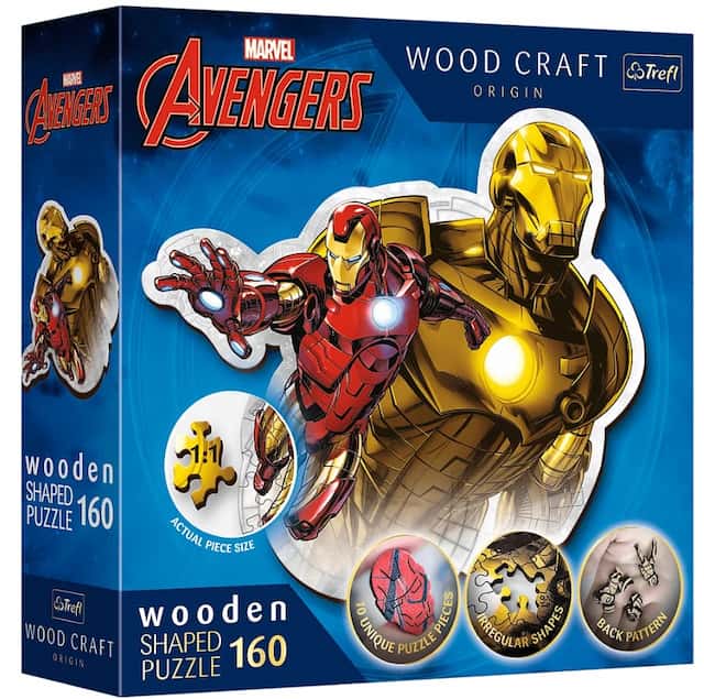 Puzzle drewniane Avengers 160 el. Odważny Iron Man – zdjęcie 1