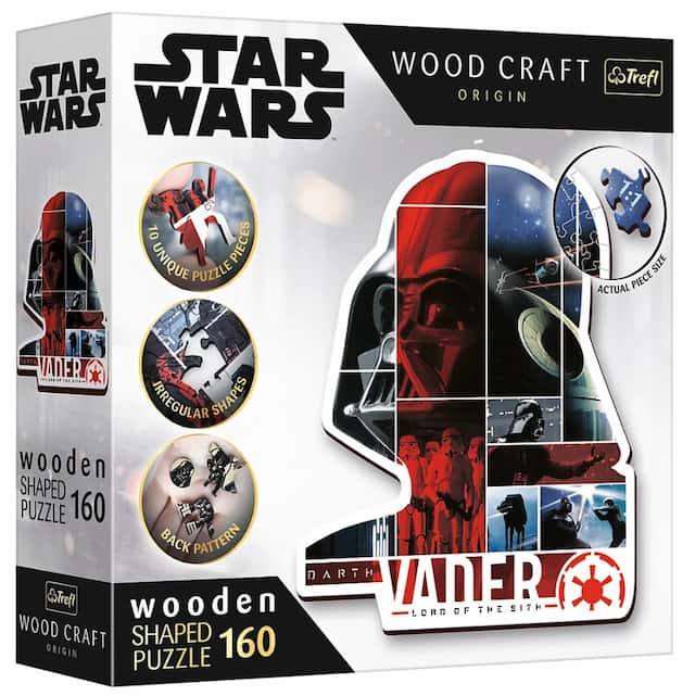 Puzzle drewniane Star Wars 160 el. Darth Vader – zdjęcie 1