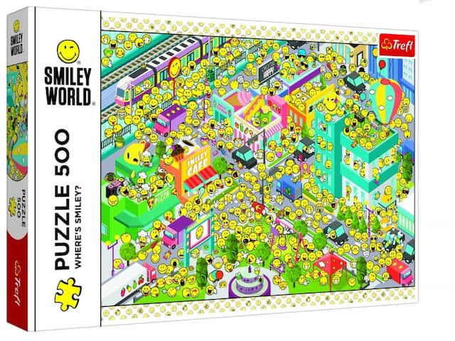 Puzzle 500 el. Gdzie jest Smiley? Trefl – zdjęcie 1