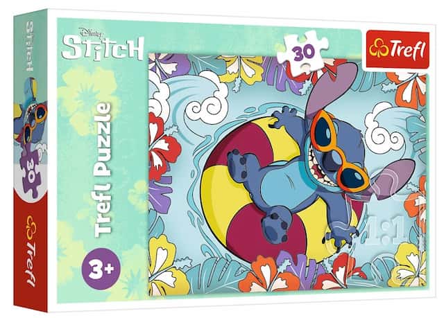 Puzzle Lilo & Stitch 30 el. Lilo i Sitch na wakacjach Trefl – zdjęcie 1