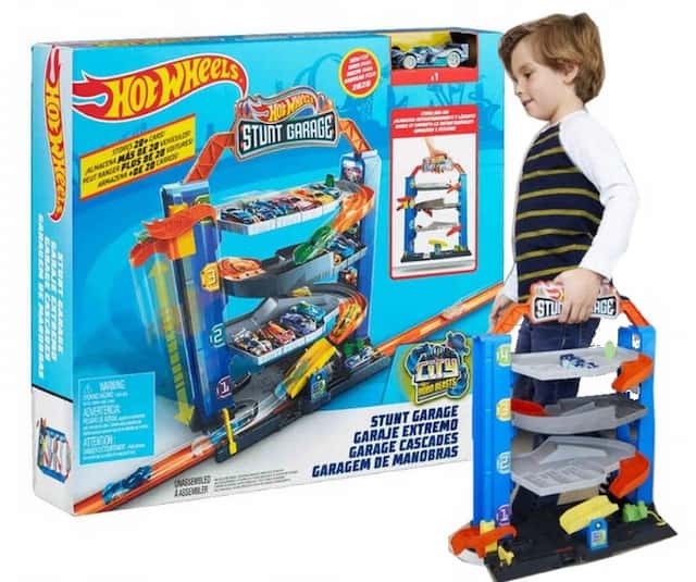 Hot Wheels City parking garaż kaskaderski z windą – zdjęcie 1
