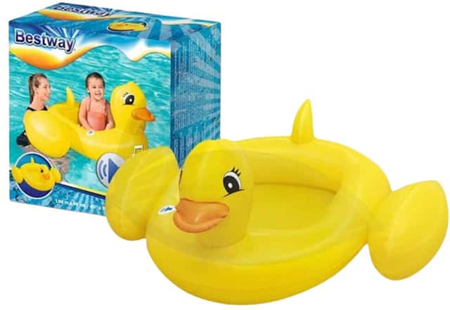 Łódka pontonik dla dzieci kaczka/dźwięk 102cm Bestway – zdjęcie 1