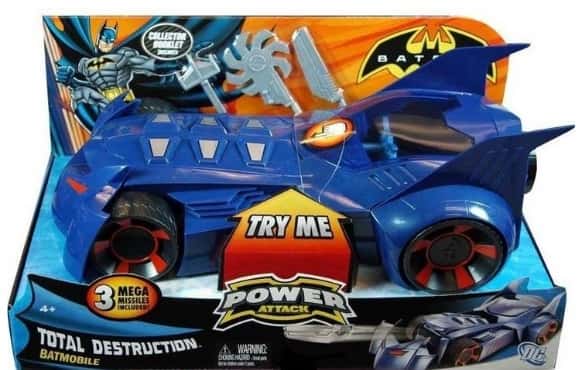 Pojazd Batmobil z rozsuwaną maską Batman Mattel – zdjęcie 1