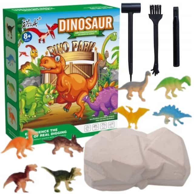 Skamielina z dinozaurem wykopaliska – zdjęcie 1