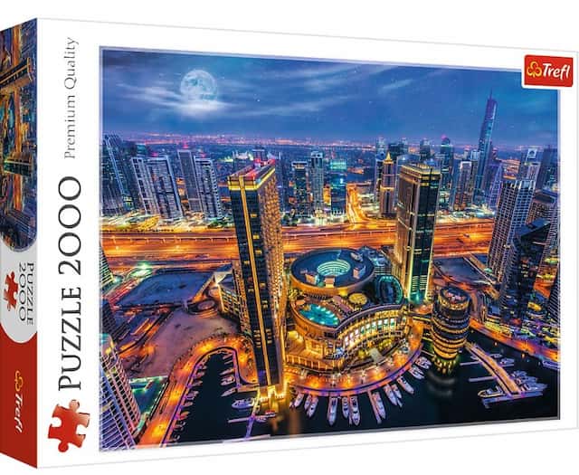 Puzzle 2000 el. Światła Dubaju Trefl – zdjęcie 1