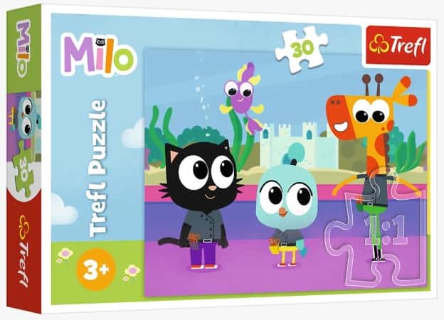 Puzzle Milo 30 el. Kotek Milo Trefl – zdjęcie 1