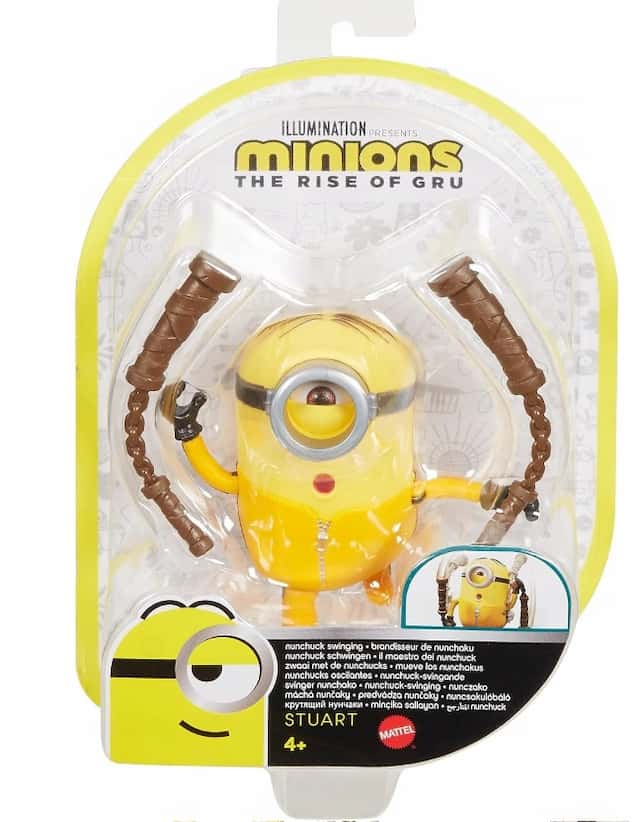 Minionki Wejście Gru figurka Stuart z nunczako 15cm – zdjęcie 1