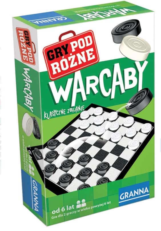 Gra strategiczna podróżna Warcaby Granna – zdjęcie 1