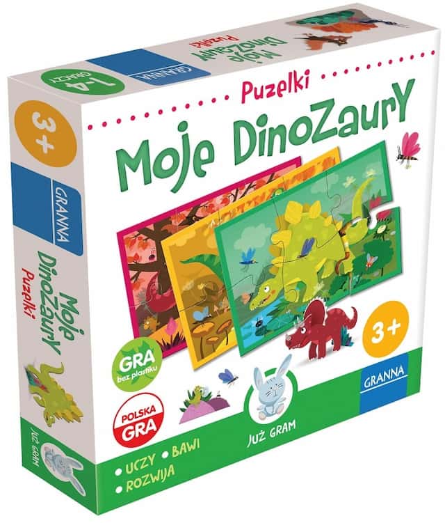 Gra puzzlowa Moje dinozaury – zdjęcie 1