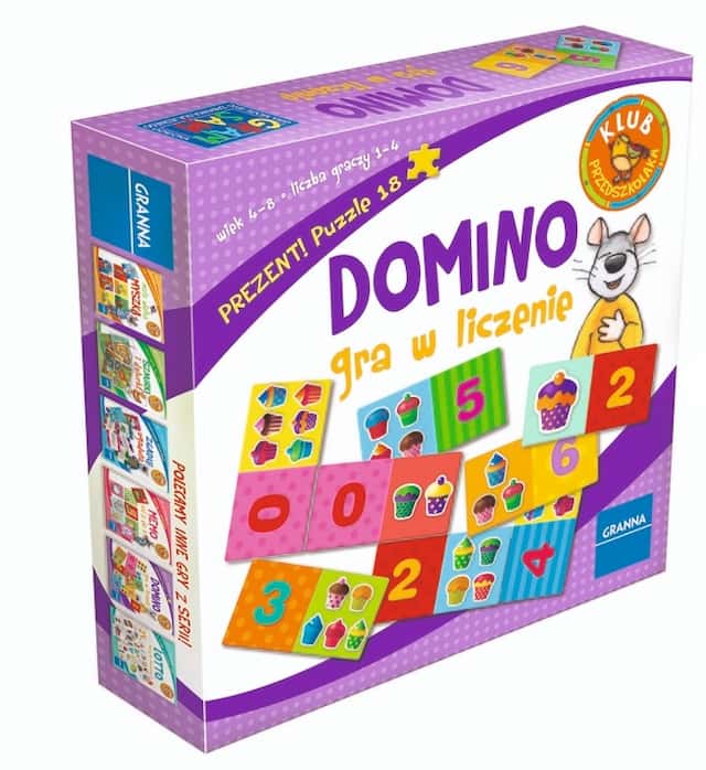 Gra edukacyjna Domino gra w liczenia Granna – zdjęcie 1