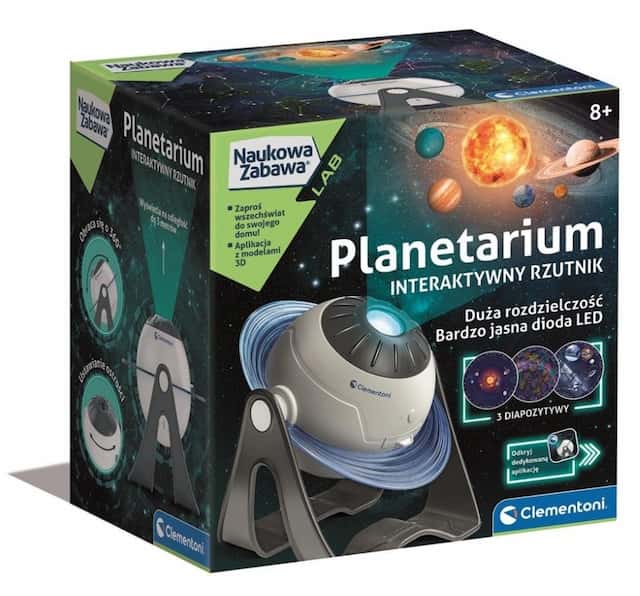 Naukowa zabawa Planetarium interaktywny rzutnik Clementoni  – zdjęcie 1