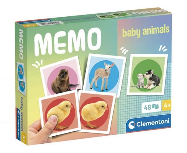 Memo Zwierzaki Baby Animals Clementoni – zdjęcie 1