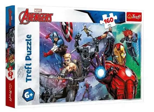 Puzzle Marvel 160 el. Zawsze gotowi bohaterowie – zdjęcie 1