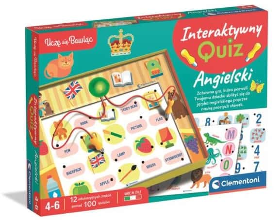 Interaktywny quiz języka angielskiego  Clementoni – zdjęcie 1