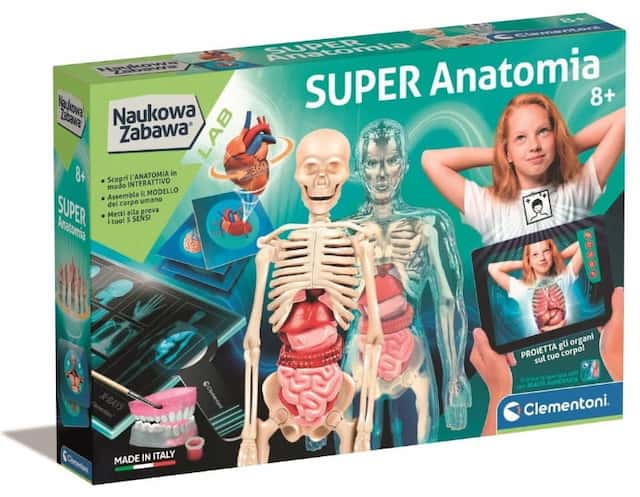 Naukowa zabawa Super Anatomia Clementoni – zdjęcie 1