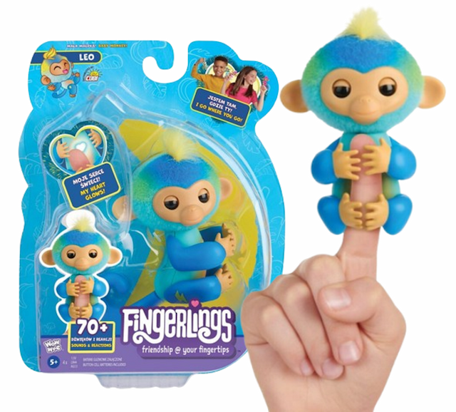 Fingerlings Małpka Niebieska Leo Cobi – zdjęcie 1