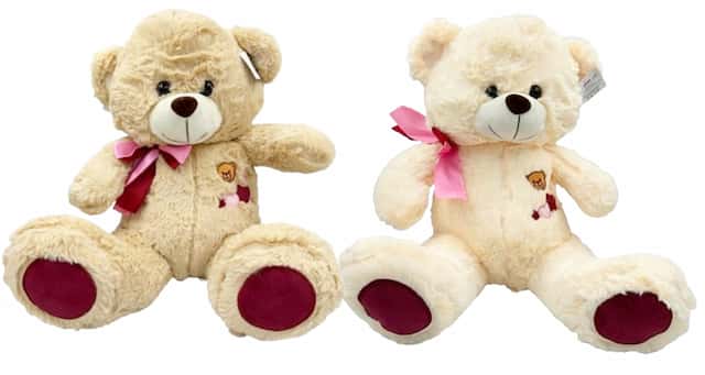 Maskotka Przytulanka Miś z Kokardką  34 cm – zdjęcie 1