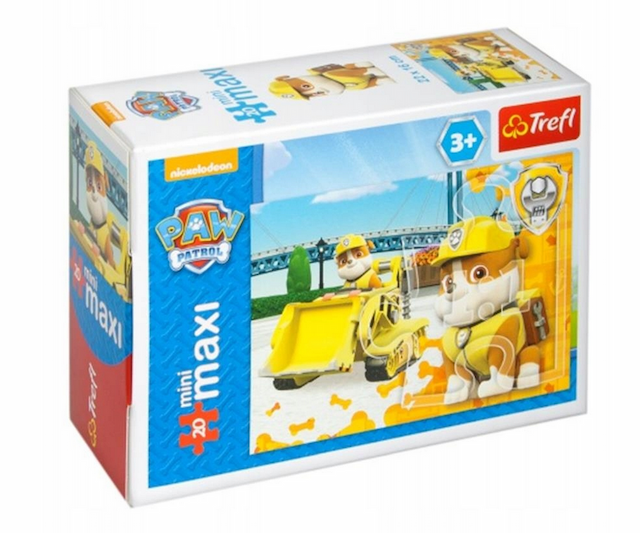 Puzzle MiniMaxi 20 el. Wesołe Pieski Psi Patrol – zdjęcie 1