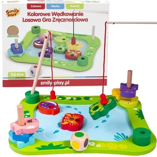 Kolorowe Wędkowanie Losowa Gra Zrecznościowa Smily Play – zdjęcie 1