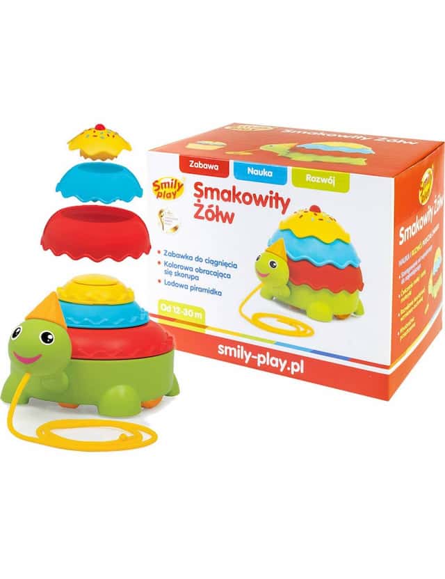 Piramidka do Ciągnięcia Smakowity Żółwik Smily Play – zdjęcie 1